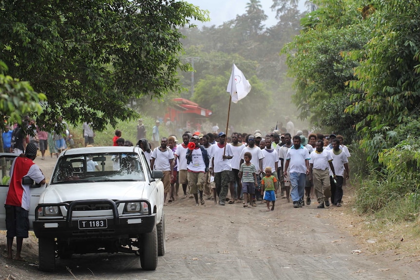 Campaigning on Tanna Island