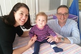 Seona and Hugo Donald with their daughter Matilda.