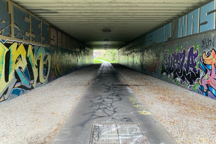 An underpass.