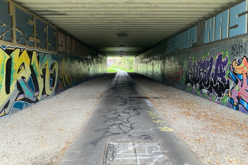 An underpass.