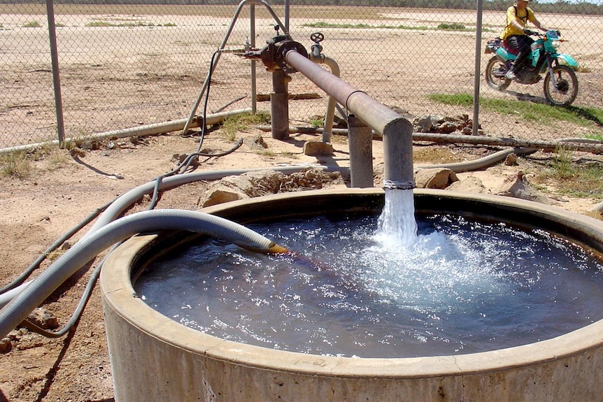 File photo: Great Artesian Basin water used for towns and stock