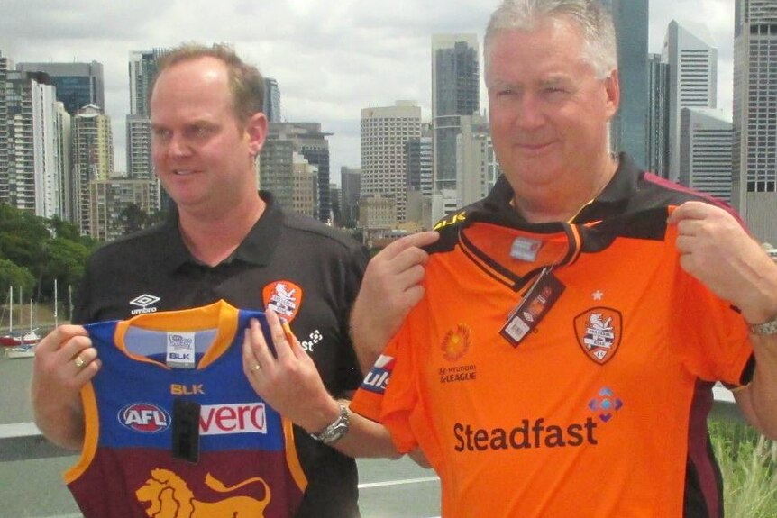Brisbane Roar FC and Brisbane Lions have joined forces to boost crowd numbers.