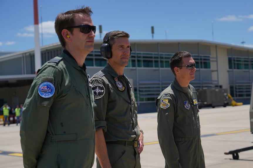 Australian, British and US air forces took part in the joint exercise