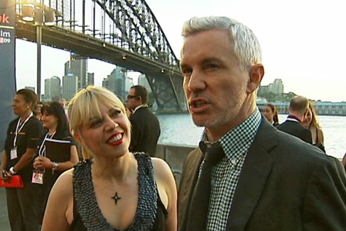 Baz Luhrmann and his wife Catherine Martin at the Inside Film Awards.