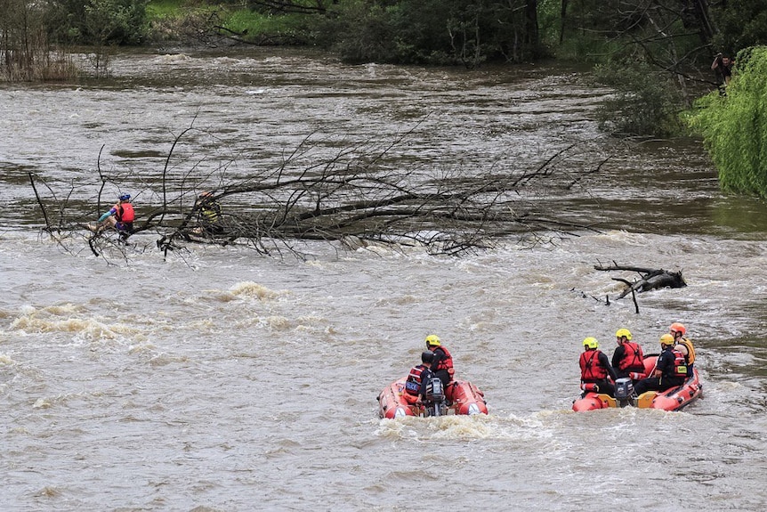Emergency services rescue two kayakers