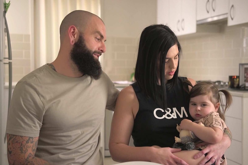 Cam and Elly Shelby with their daughter Luca