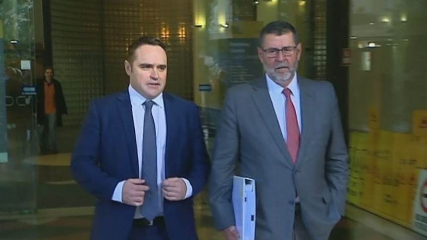 Ben McCormack (left) is charged with using a carriage service for child pornography.