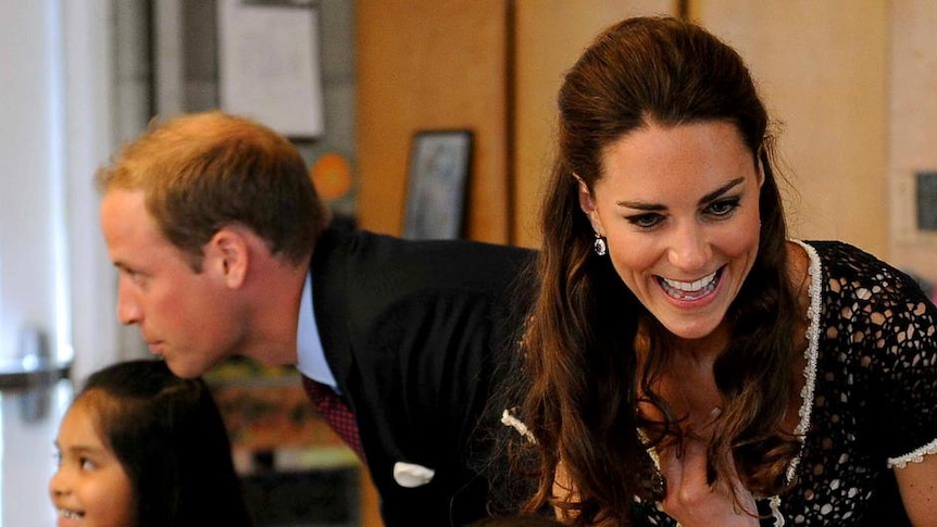 William and Kate visit skid row school