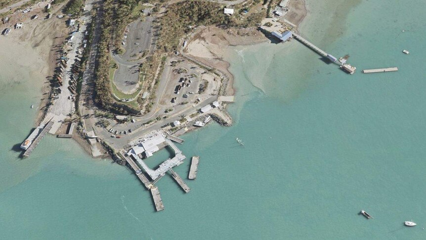 Shute Harbour after Cyclone Debbie