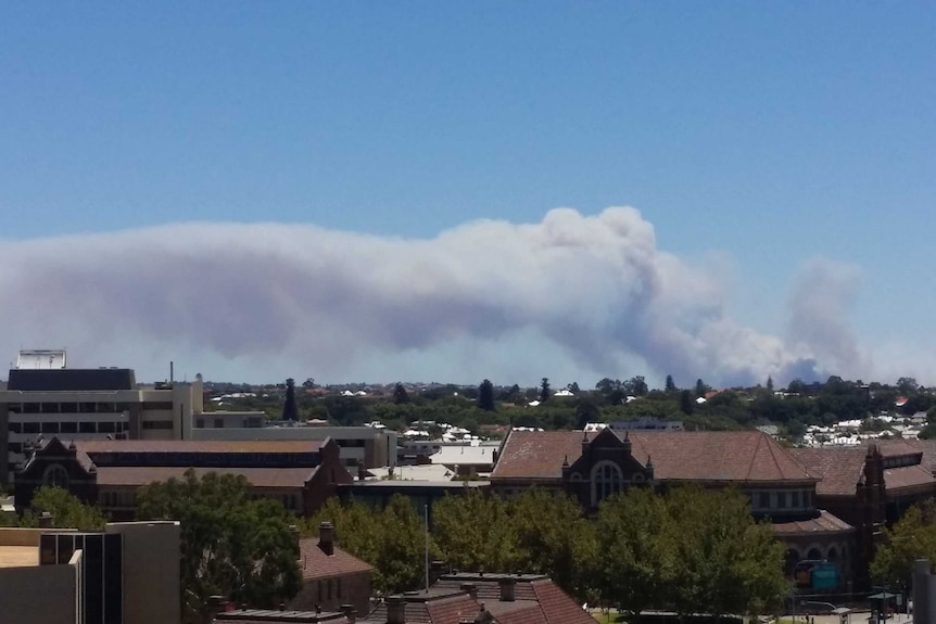 Fire burns in Bullsbrook