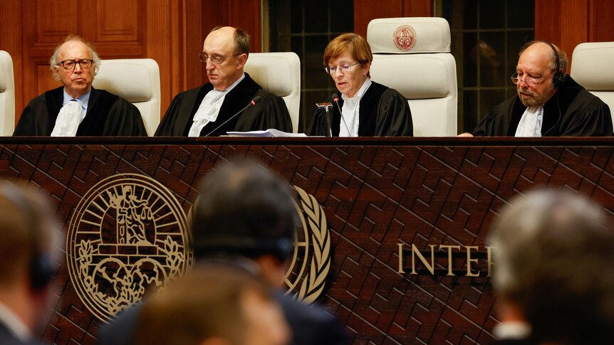 Judges at top UN court. 