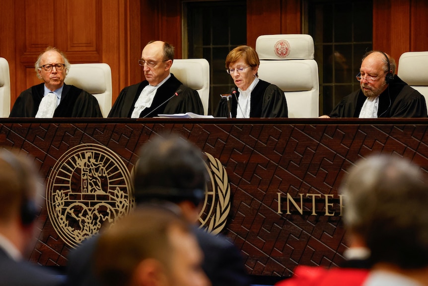 Judges at top UN court. 