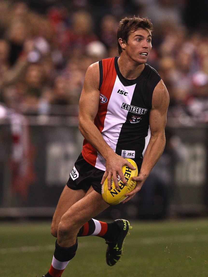 St Kilda's Lenny Hayes had a win in his 250th game
