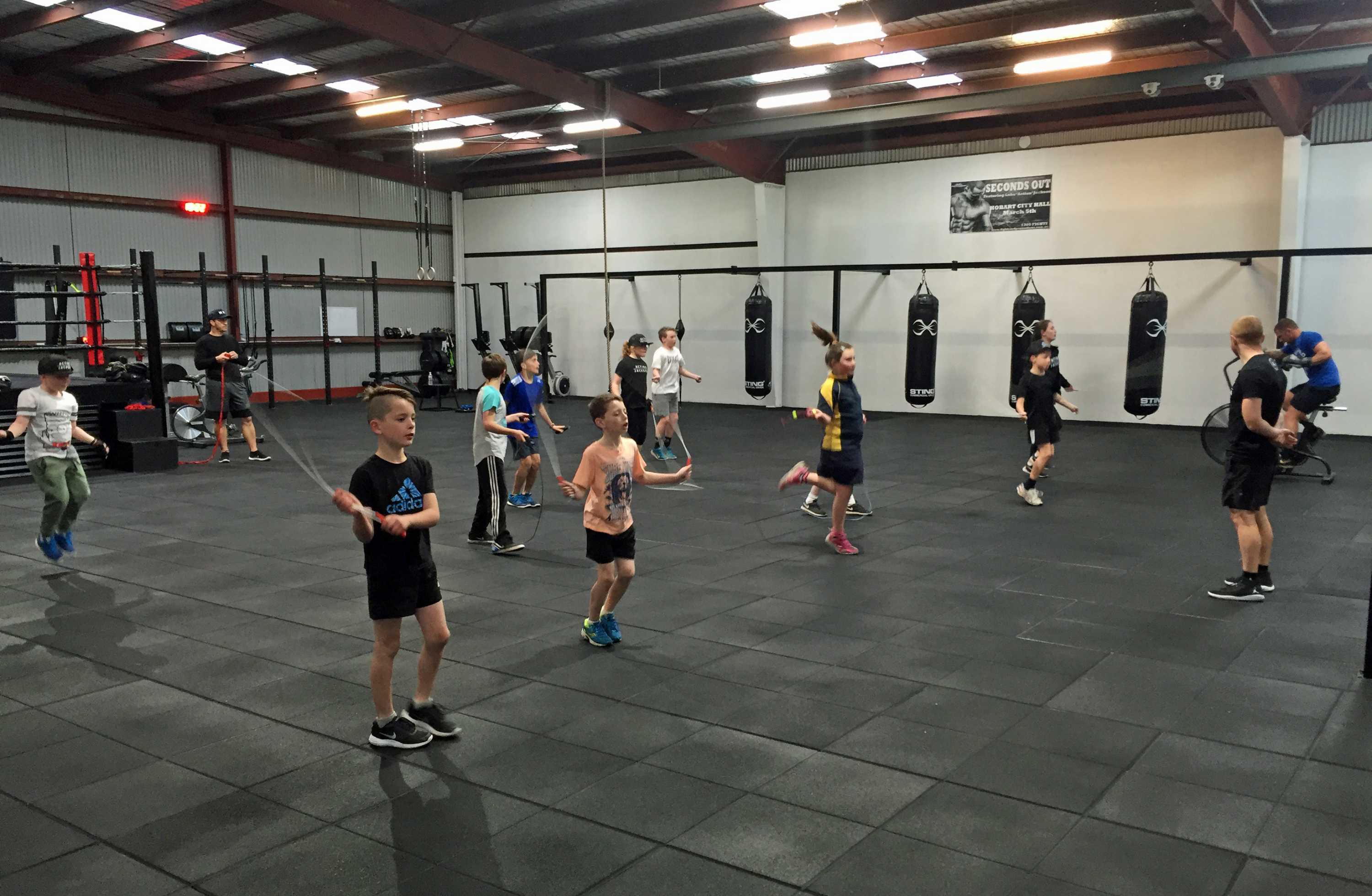 Boxing champion Luke Jackson teaching respect and discipline to kids