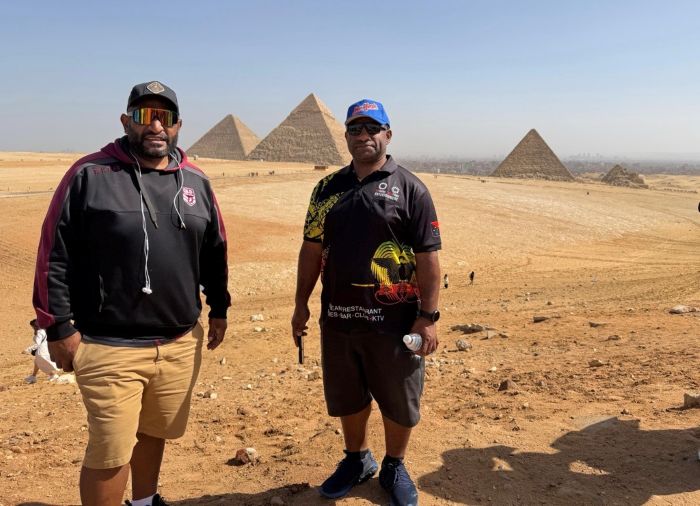 Alistair Wak na Fred Junior igo raun long Egypt