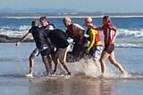 Man pulled from surf at Mooloolaba