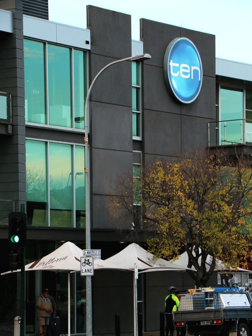 Channel 10 building on Hutt Street Adelaide