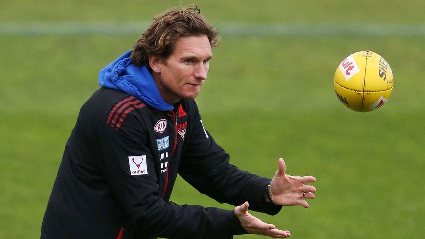 Who advised James Hird to take the course of denial he has taken?
