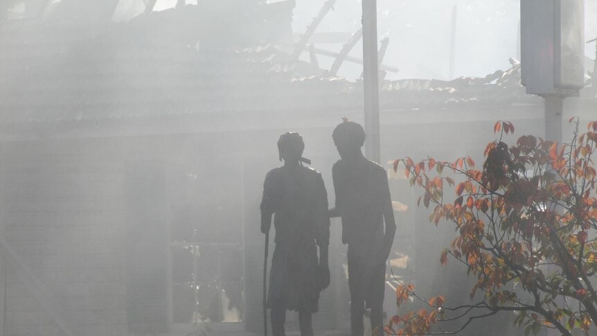 'Heart wrenching': irreplaceable war memorabilia has been destroyed in the blaze.