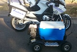 Adelaide man reported for driving motorised Esky