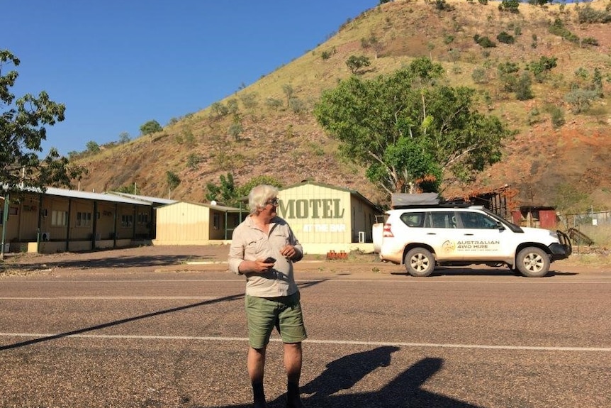 Dr Ian Davison on trip with Australian 4WD