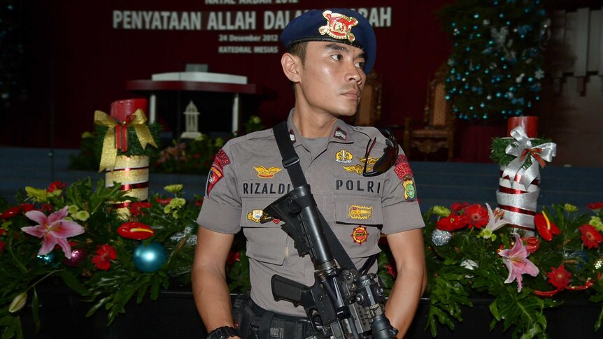 The Indonesian Government has deployed 82,000 police to secure the safety of churches and cathedrals.