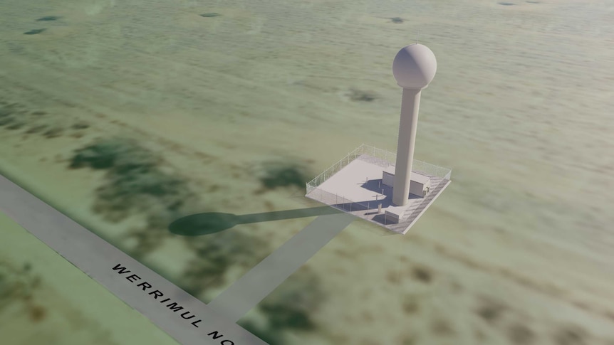 Proposed new weather radar at Culluleraine