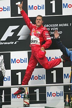 Schumacher equals win record in Germany - ABC News