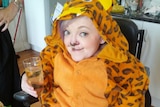 Stella Young during Halloween 2014.