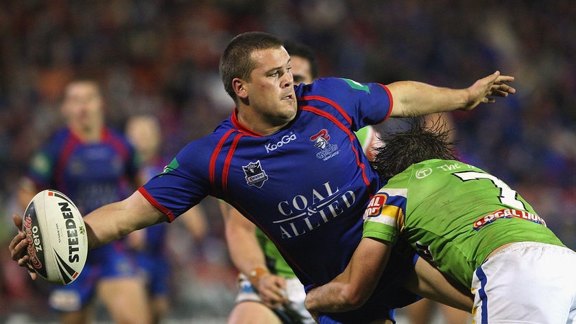 The former Newcastle Knights player will be sentenced next week.