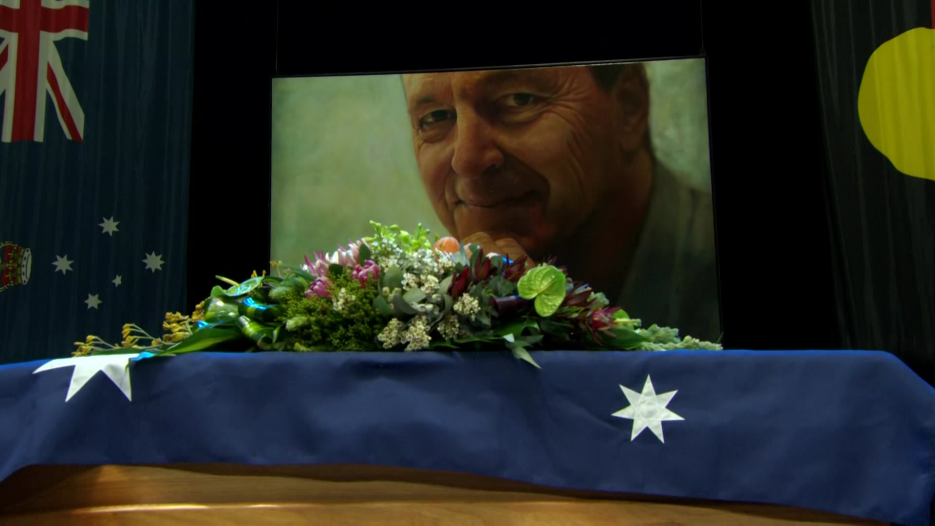 State funeral for Neale Daniher begins at the MCG