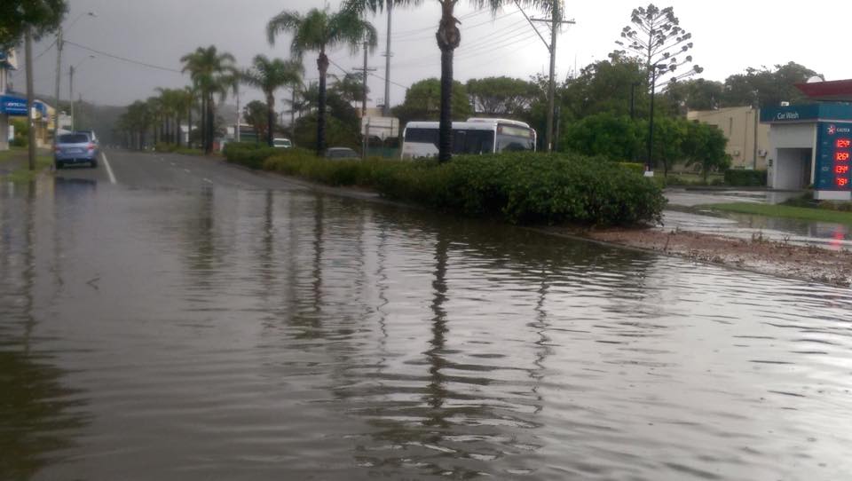 Port Macquarie severe weather warning cancelled after heavy rain lashes