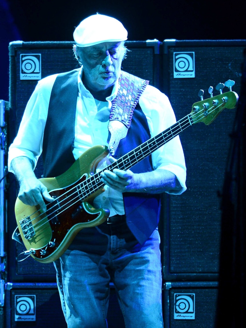 Bassist John McVie of Fleetwood Mac.