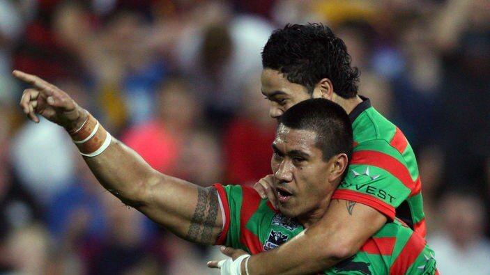 Fa'alogo scores for South Sydney.