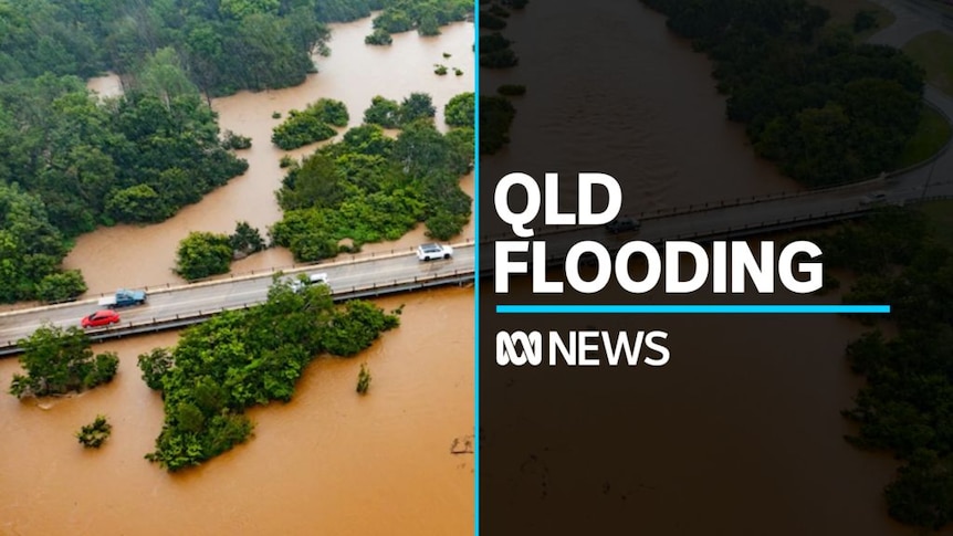 Dozens of people rescued from floodwaters in Queensland - ABC News