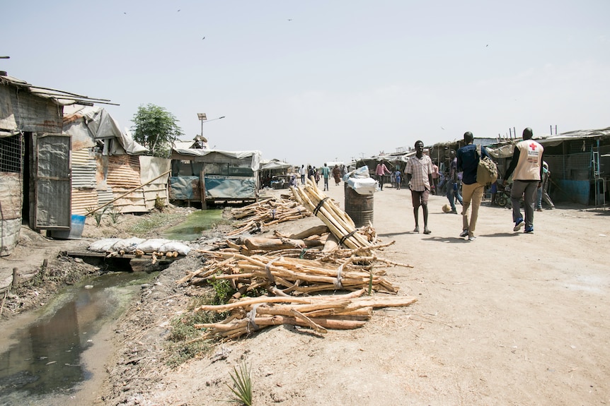 南苏丹的街景