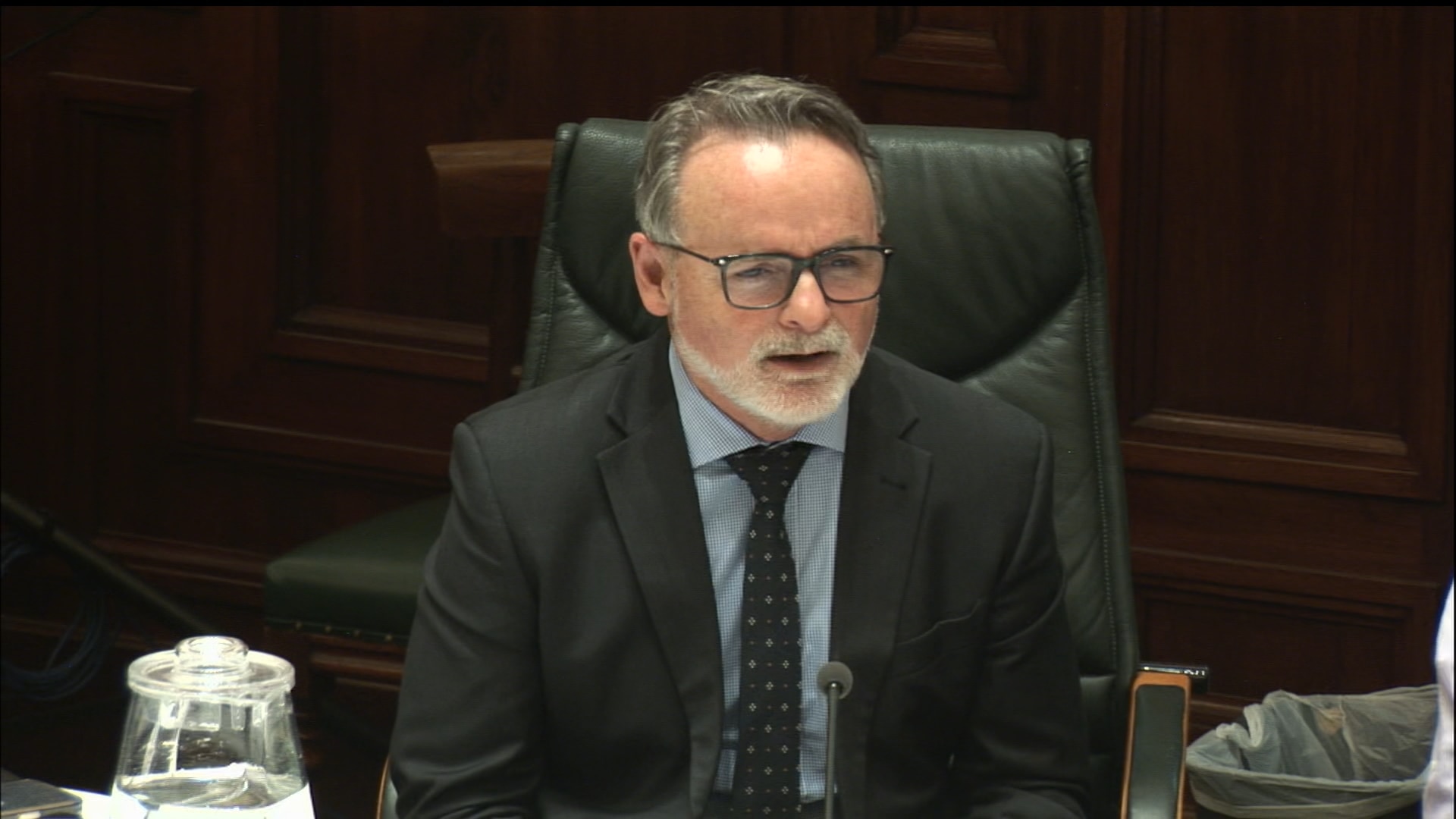 Health Minister Responds to Scrub Policy Question