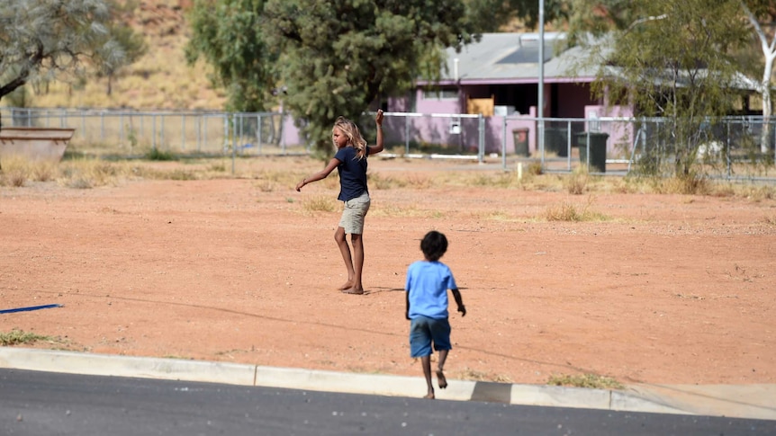 Aboriginal youths at Alice Springs town camps housing