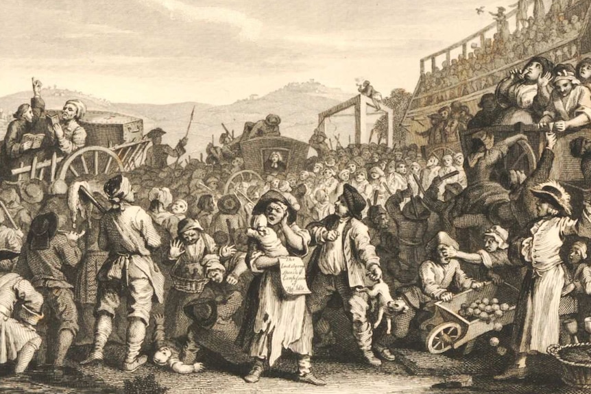 The Idle 'Prentice executed at Tyburn