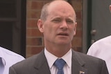 TV still of Qld Premier Campbell Newman. Thurs Feb 6, 2014