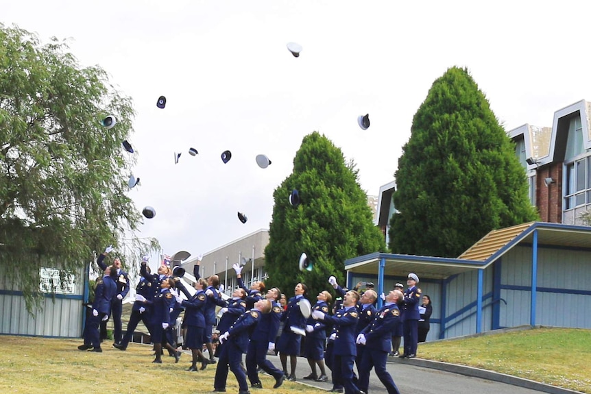 Tasmania Police graduates celebrate