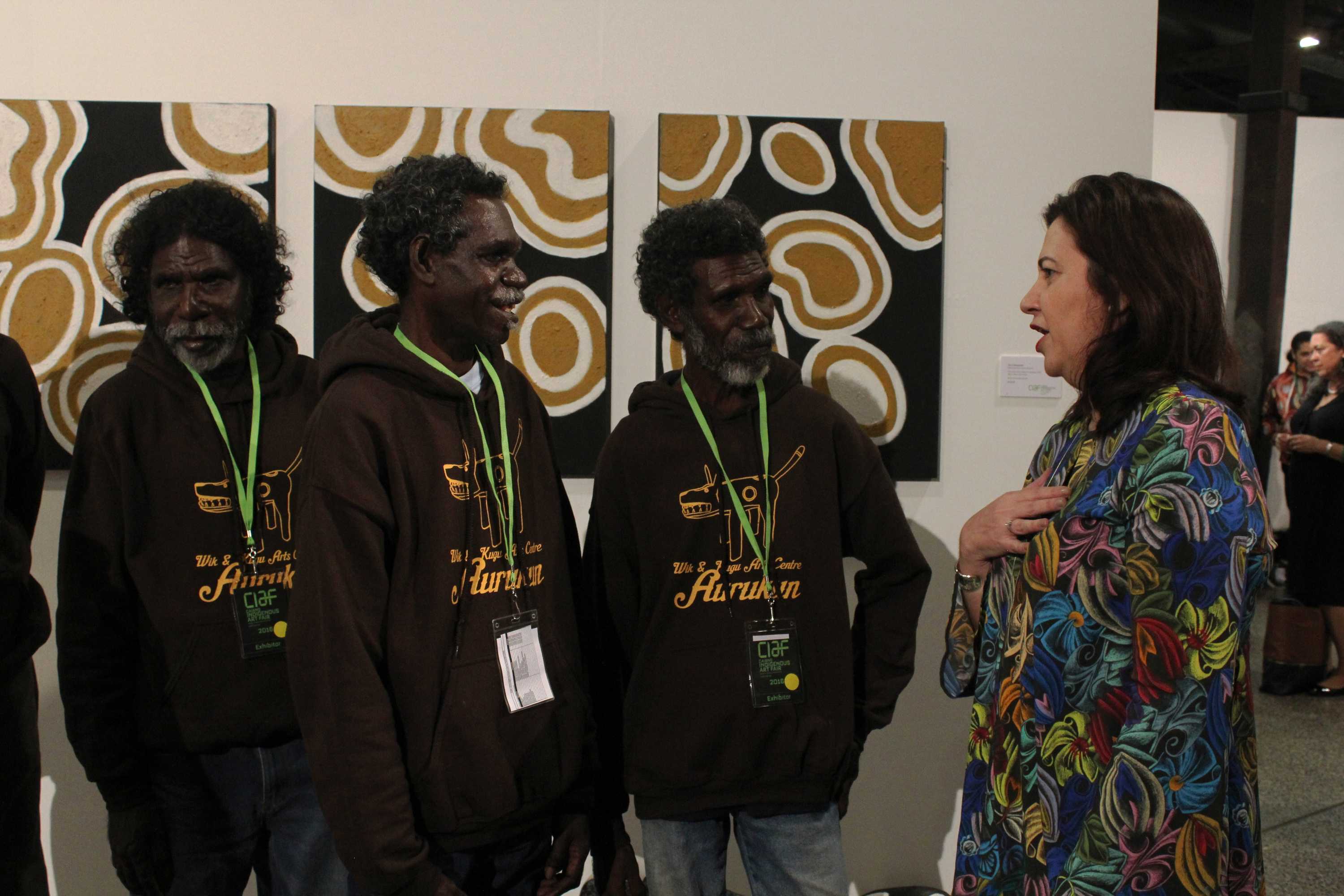 Cairns Indigenous Art Fair described as 'world class' by visiting