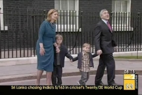Gordon Brown leaves 10 Downing St