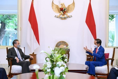 Jokowi dan Wang Yi