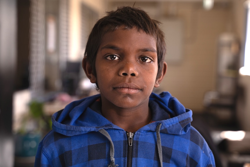 Kevin Anderson, 9, at the youth hub