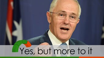 malcolm turnbull verdict yes, but more to it