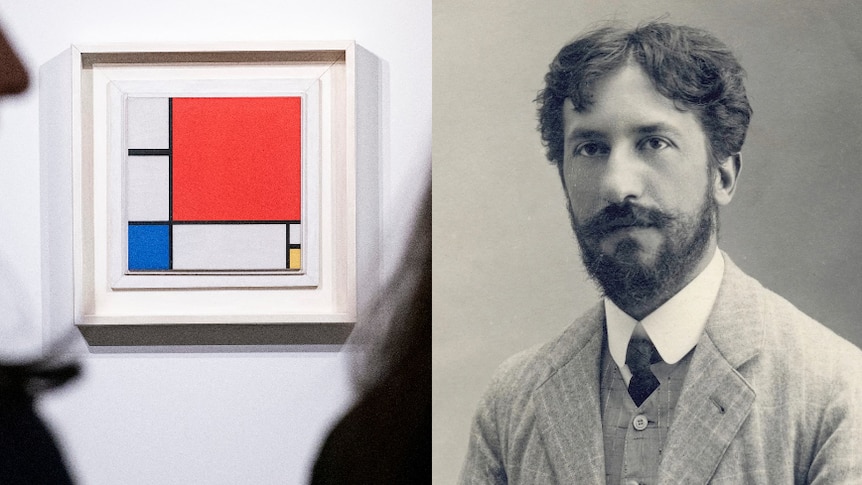 La Composition n° II du peintre néerlandais Piet Mondrian se vend plus de 75 millions de dollars aux enchères chez Sotheby’s