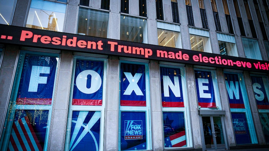 The exterior of the Fox News building