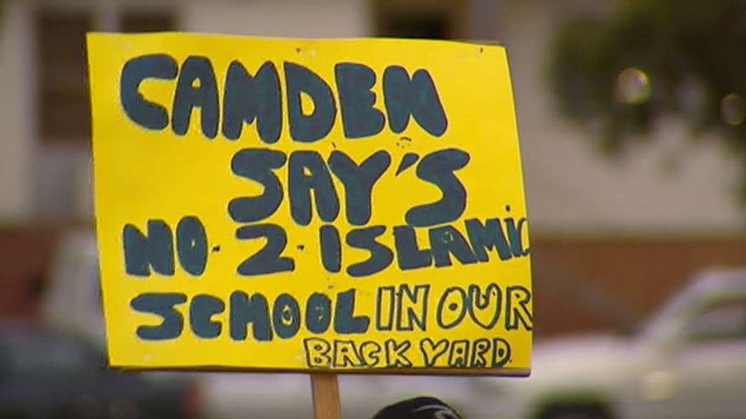 Camden locals protested the proposal for an Islamic school.