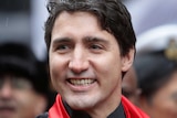 Tight headshot of Justin Trudeau